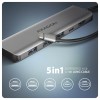 AXAGON HMC-5H USB 5Gbps hub, 3x USB-A, HDMI 4k/30Hz, PD 100W, 100cm