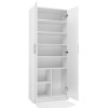 Filing cabinet OLIV 2D 74x35x180 cm, white