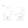 Ergonomic office chair SAGA PLUS black