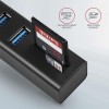 AXAGON HMA-CR3A SuperSpeed USB-A hub + card reader