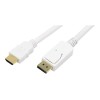 Logilink | Cable DisplayPort to HDMI | White | DP to HDMI | 2 m