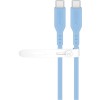 Goobay USB-C Silicone Cable, 1.5 m, blue