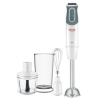 TEFAL | Blender | Optichef 3-in-1 HB643138 | Hand Blender | 800 W | Number of speeds 20 | Turbo mode | Chopper | White/Grey