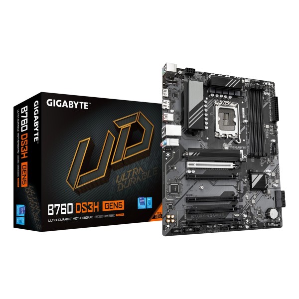 Mainboard|GIGABYTE|Intel B760 Express|LGA1700|ATX|Memory DDR5|Memory slots 4|B760DS3HGEN5