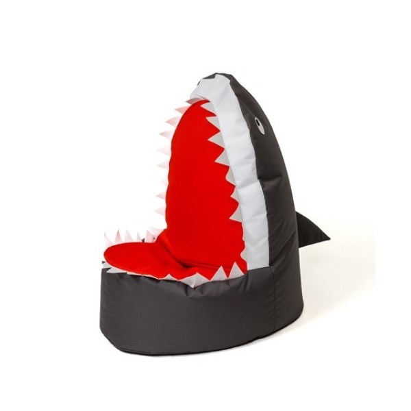 Sako bag pouf Shark black XXL ...