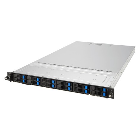 ASUS RS700A-E12-RS12U Socket SP5 Rack (1U) Black, Steel