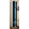 Cama Shelf unit VIGO NEW 180/40/30 white/black gloss