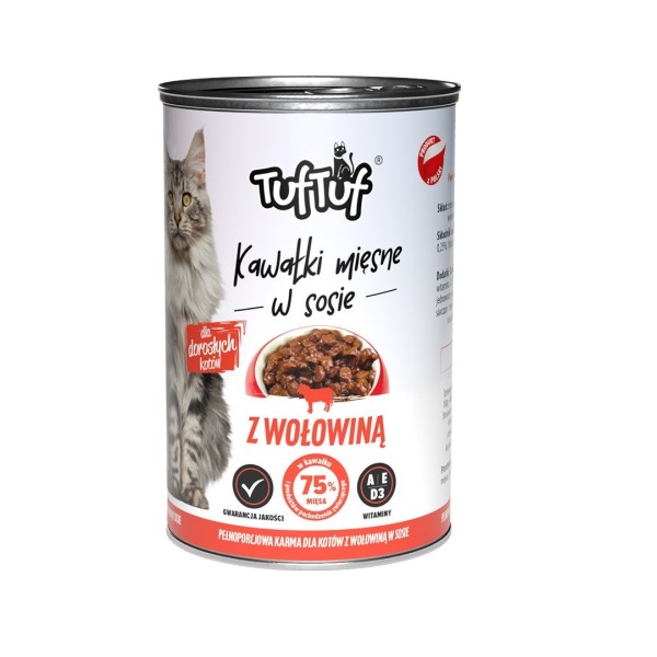 Tuf Tuf kawałki mięsne z wołowiną ...