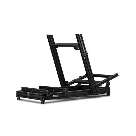 Next Level Racing Aluminium Simulator Cockpit, Wheel Plate Edition | GTElite Lite | Black
