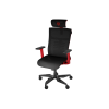 Genesis Ergonomic Chair Astat 700 Base material Aluminum; Castors material: Nylon with CareGlide coating | 700 | Black/Red