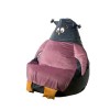 Sako sack pouffe Sowa grey-pink XL 130 x 90 cm
