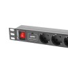 LANBERG PDU RACK POWER STRIP (1U,10A,7X SHUKO,2M)