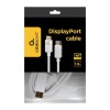 CABLE DISPLAY PORT 1.8M/WHITE CC-DP2-6-W GEMBIRD