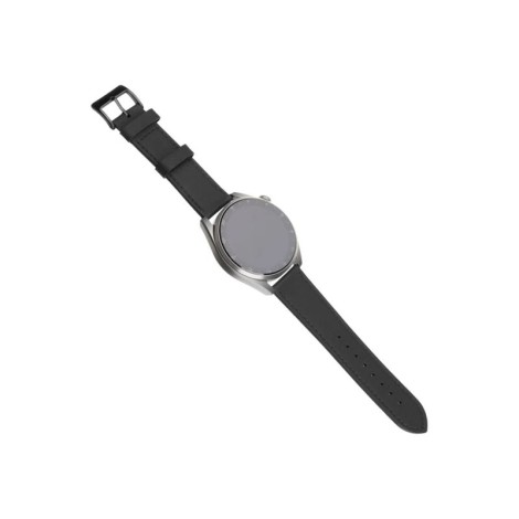 Fixed | Leather Strap with Quick Release 20mm for Smartwatch | Black