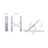 UNITEK OT155SL laptop stand Silver