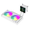Gamemax CPU Liquid Cooler | GLACIER 240 LCD WH | Intel, AMD