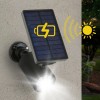 SOL1801S Dummy Solar IR Security CCTV Camera with Flashing Red LED Diode Motion Sensor Surveillance with Accessories Indoor Outdoor