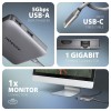 AXAGON HMC-5HL USB 5Gbps hub, 2x USB-A, HDMI 4k/60Hz, RJ-45, PD 100W