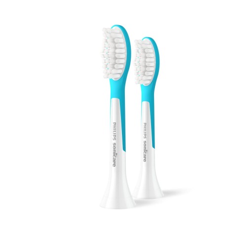 Philips Replacement brush heads | HX6042/90 Sonicare | Heads | For kids | Number of brush heads included 2 | White/Blue