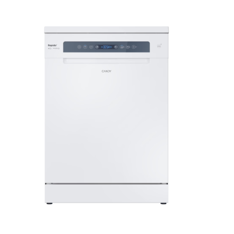 Candy Dishwasher | CF 5C4F0PW | Free standing | Width 59.7 cm | Number of place settings 15 | Number of programs 8 | Energy efficiency class C | Display | AquaStop function | White