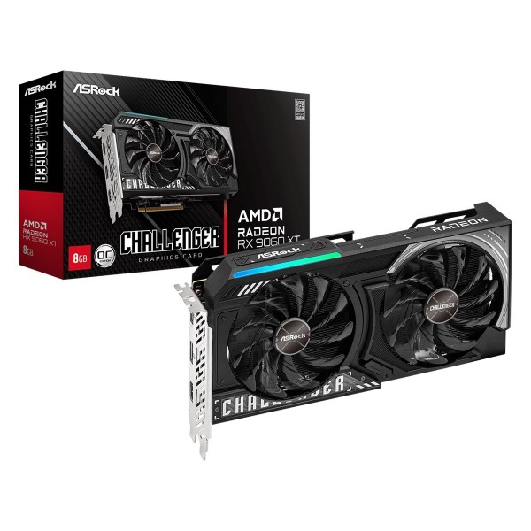 Graphics card. Asrock RX9060XT Challenger 8GB ...