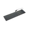 KEYBOARD FLEXIBLE USB ENG/BLACK KB-109F-B GEMBIRD