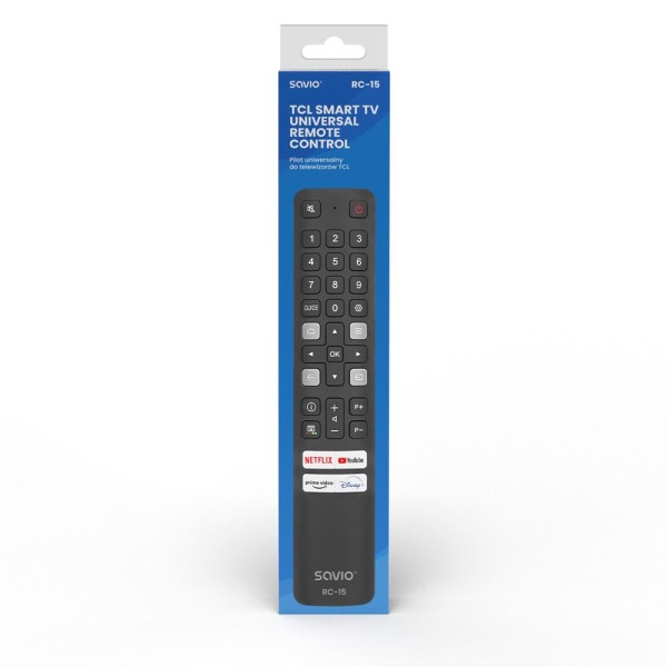 SAVIO RC-15 universal remote control/replacement for ...