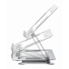 NB ACC RISER STAND FOLDABLE/SILVER NBS-D1-03 GEMBIRD