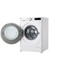 LG | Washing machine with dryer | F4DR510S0W | Energy efficiency class A-10%/D | Front loading | Washing capacity 10 kg | 1400 RPM | Depth 57 cm | Width 60 cm | Display | LED | Drying system | Drying capacity 6 kg | Steam function | Direct drive | White