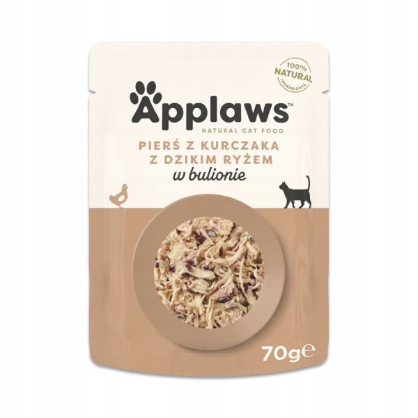 APPLAWS Natural Cat Food Chicken with ...