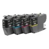 Brother LC421XLVAL Ink Cartridge Multipack | Brother Brother LC | LC421XLVAL | Brother LC421XL - 4-pack - XL - black, yellow, cyan, magenta - original - ink cartridge | Ink cartridge | Black, yellow, cyan, magenta