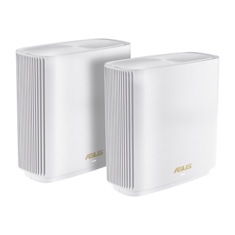 Asus ZenWiFi XT9 AX7800 Tri Band Mesh Router Wifi 6 802.11ax (2pk white)