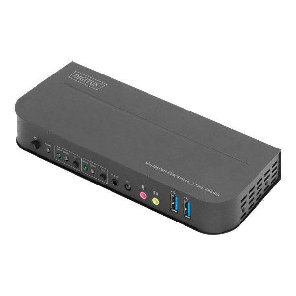 Digitus KVM Switch, 2-Port, 4K60Hz, 2 ...