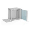 ALANTEC 19" 12U 600x450 wall-mounted cabinet, grey