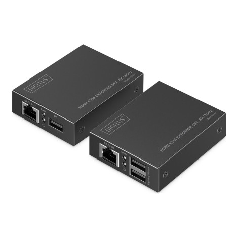 DIGITUS HDMI KVM Extender Set 4K/30Hz 40