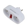 Esperanza ELK306W Electrical splitter 2 GN. White