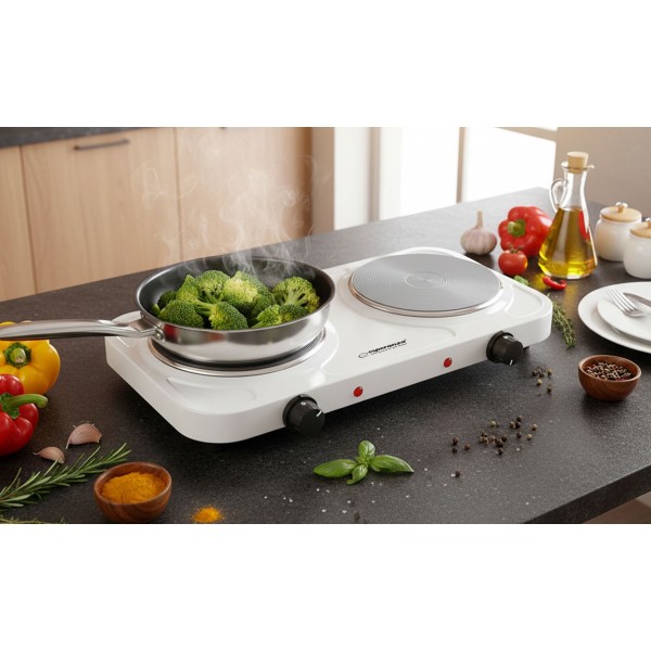 Esperanza EKH010W Adjustable electric cooker, 2 ...