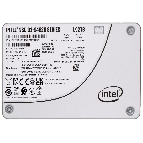 SSD Solidigm (Intel) S4620 1.92TB SATA ...