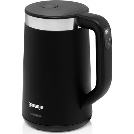 Gorenje Kettle | K17TRDW | Electric | 2200 W | 1.7 L | Plastic/Metal | 360° rotational base | Black