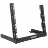 Intellinet Network Rack, Open Frame (Desktop), 8U, Usable Width 465mm, Black, Flatpack, 19", Three Year Warranty