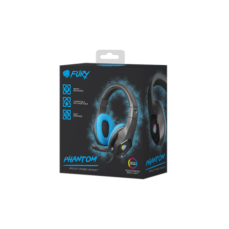Fury Gaming Headset Natec Fury Phantom Headband/On-Ear