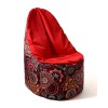 Sako bag pouffe Mandala print-red XL 120 x 80 cm