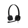 HEADSET STEREO H151/BLACK 981-000589 LOGITECH