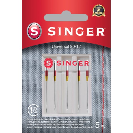 Singer | Universal Needle 80/12 5PK for Woven Fabrics