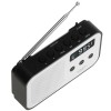 Adler | Digital radio PLL AM/FM | AD 1907 | Alarm function | White/Black