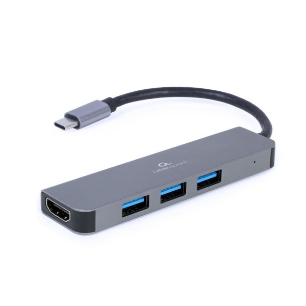 Gembird A-CM-COMBO2-01 USB Type-C 2-in-1 multi-port ...