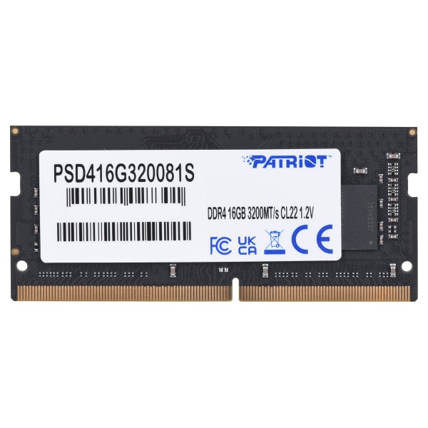 NB MEMORY 16GB PC25600 DDR4/PSD416G320081S PATRIOT
