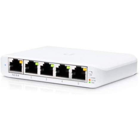 Switch|UBIQUITI|USW-Flex-Mini|5x10Base-T / 100Base-TX / 1000Base-T|1xRJ45|1|PoE ports 1|USW-FLEX-MINI