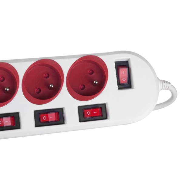 Maclean power strip, 5 socket extension ...