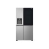 LG GSGV81PYLL Refrigerator, Free-standing, Side by Side, E, Height 1.79 m, Net fridge 416 L, Net freezer 190 L, Silver